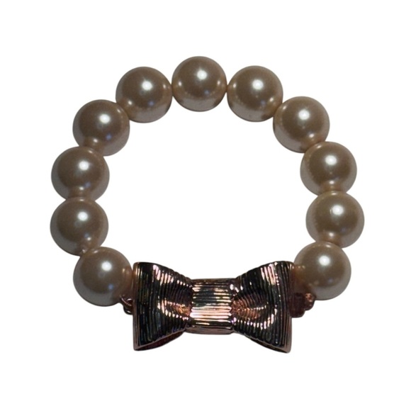 Kate Spade ♠️ All Wrapped Up In Pearls Large Bracelet - Picture 14 of 16